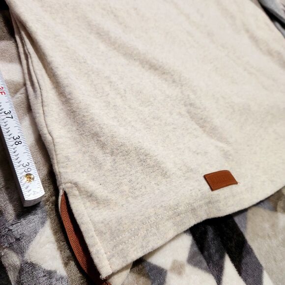 Marleylilly Sweatshirt For Women Size XL Gray And Beige Color Front Buttons - Picture 8 of 12